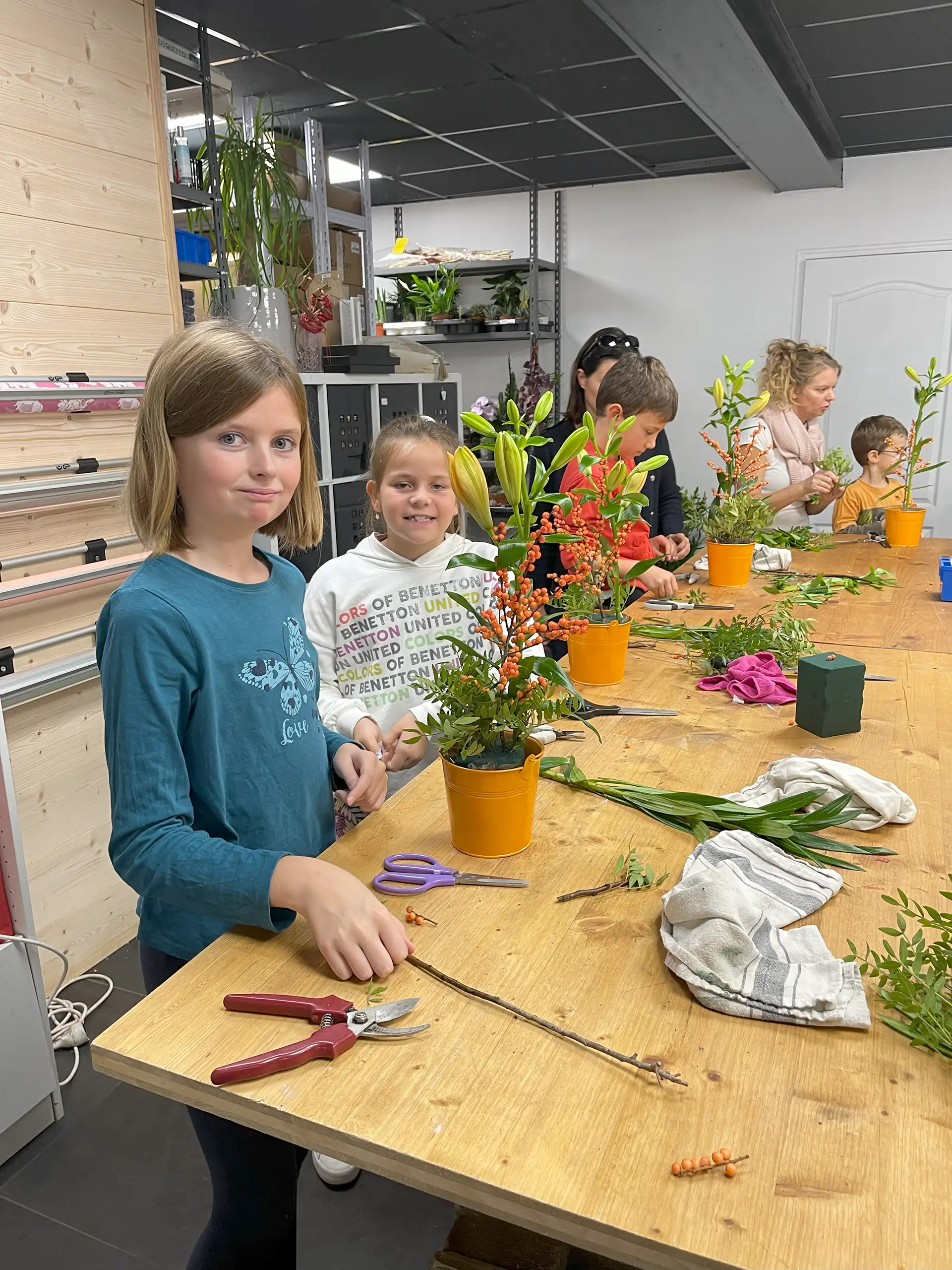 Atelier d'art floral Enfant